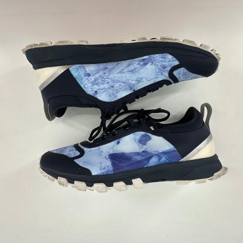 Adidas Stella McCartney Outdoor Sneakers Womens 7 Blue Marble Designer Sporty